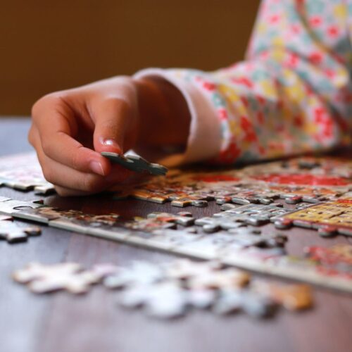 child building puzzle